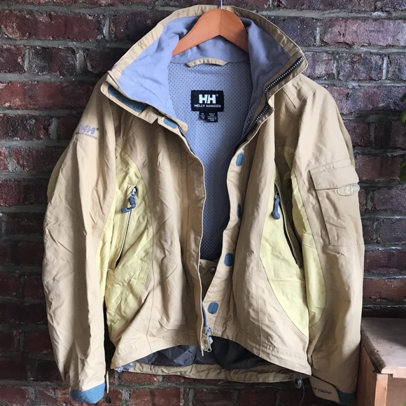helly hansen ski jacket yellow